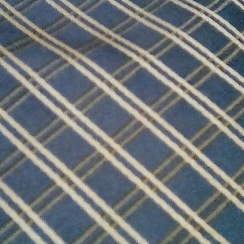 NWT Hand made Silk tie claiborne gingham geometric